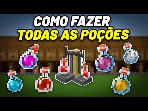 Como fazer TODAS as POÇÕES do MINECRAFT 1.21 - GUIA COMPLETO sobre POÇÕES