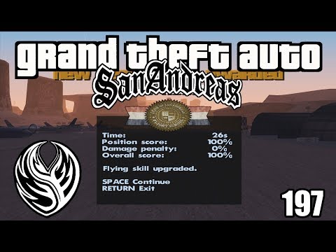 GTA San Andreas [100%] Part 197: Flight School 6 - Land Helicopter
