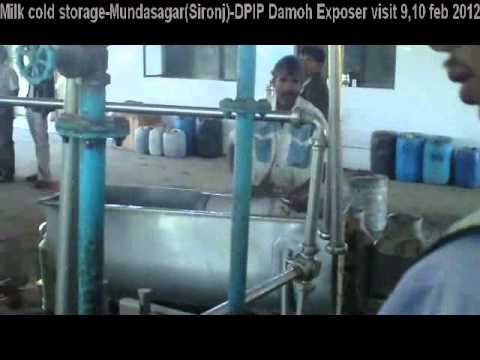 Milk Cold Storage  Center Mundasagar (Vidisha)-DPIP Damoh Exposer Visit 9-10 Feb12