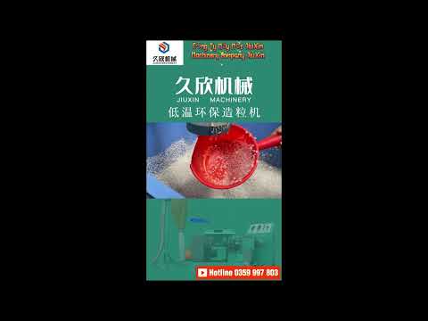 Giải quyết mọi vấn đề tích tụ chất thải ,vật liệu hỏng trong nhà máy thì hãy chọn máy tạo hạt JiuXin ở nhiệt độ thấp và tốt với môi trường