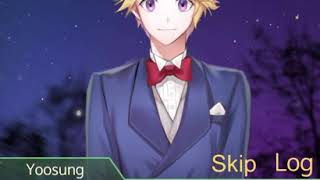 “Can I sit on your lap?” Mystic Messenger Christmas DLC Flustering Yoosung