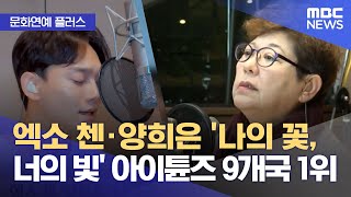 Download lagu [문화연예 플러스] 엑소 첸·양희은 '나의 꽃, 너의 빛' 아이튠즈 9개국 1위 (2023.06.01/뉴스투데이/MBC) mp3