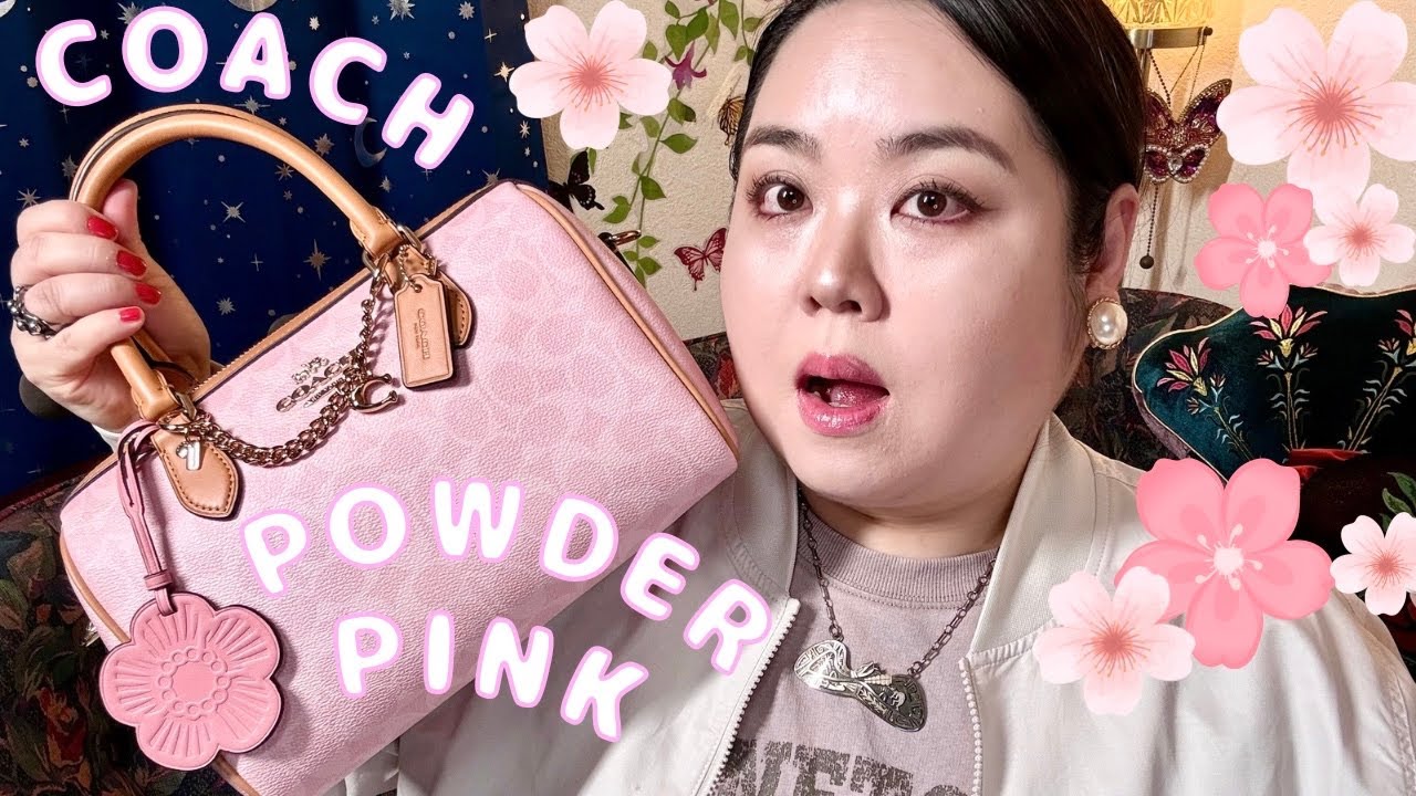 【購入品紹介】大人気🌸パウダーピンク🌸 コーチのバッグ👜コーチ アウトレットCOACH BAG POWDER PINK Collection