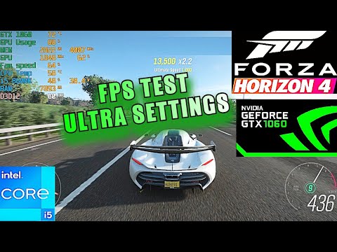 Forza Horizon 4 FPS Test | GTX 1060 3GB + i5 8600K | Ultra Settings