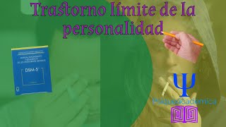 Trastorno limite de la personalidad