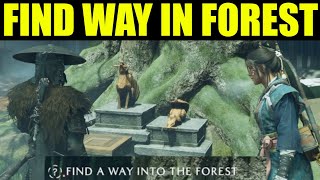 Ghost of yotei - find a way into the forest (Nine tail puzzle solution guide)