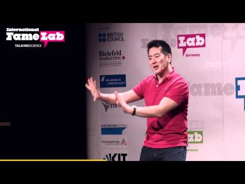 Dong-Seon Chang bei FameLab 2015 im Tollhaus Karlsruhe - Vorentscheid Baden-Württemberg