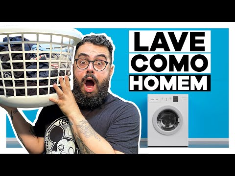 como LAVAR ROUPAS na máquina CORRETAMENTE | MORAR SOZINHO 007