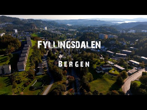 Fyllingsdalen, Bergen ~ Norway 🇳🇴 ~ by drone [4K]