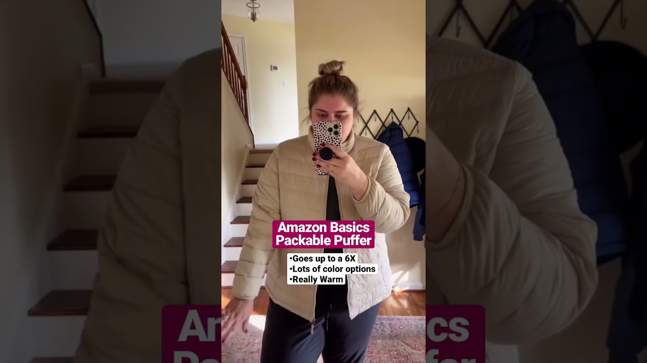 💕Super Cute & Cozy Plus Size Puffer Jacket from Amazon💕 #pufferjacket #plussize #plussizefashion