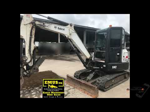 2014 Bobcat 4ton Excavator, 3600hrs, lots attachments. EMUS MS468