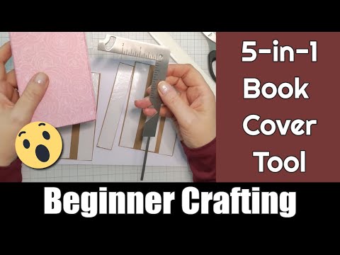 How to use the 5-in-1 bookbinding/book cover tool for your chipboard projects.
