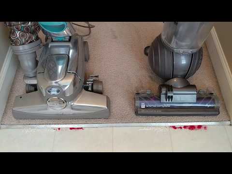 Nozzle Airflow Versus Carpet Depth: Dyson DC65 Versus Kirby Sentria II