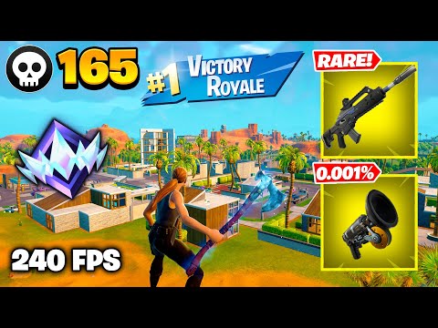 165 Elimination "RANKED RELOAD” Gameplay Wins (Fortnite Chapter 7 Keyboard & Mouse)