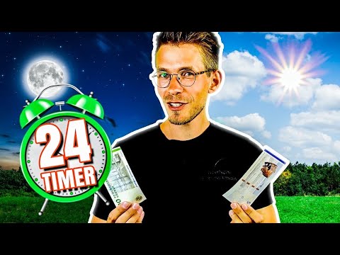 24 timer med Daniels Pengetips! Livet som YouTuber // Mit madbudget og en dag i mit liv med tips!