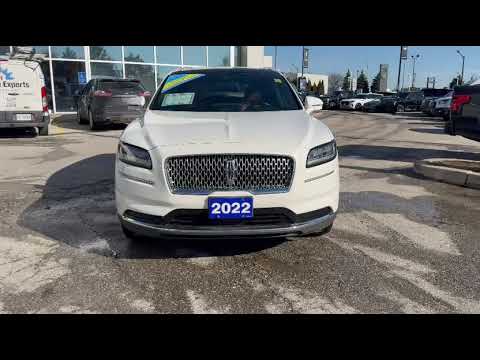 2022 Lincoln Nautilus Reserve AWD in White for sale at Pine Tree Lincoln in Woodbridge, ON