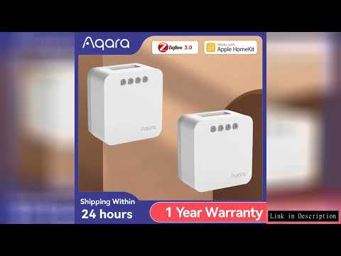 Aqara Single Chiannel Relay Controller T1 Switch module Zigbee 3.0 with / No Neutral Smart home Time