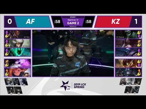 KZ vs AF Highlights Game 2 LCK Spring 2019 W2D4 Kingzone DragonX vs Afreeca Freecs