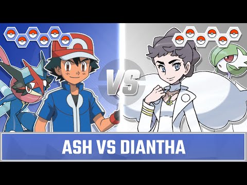 Kalos Pokemon Battle: Ash vs Diantha