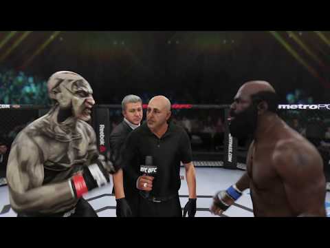 Jeepers Creepers vs. Kimbo Slice (EA Sports UFC 3) - CPU vs. CPU - Crazy UFC 👊🤪