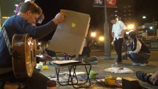 Simon and Garfunkel (Mrs. Robinson) Live at Yonesawa Station, Japan.