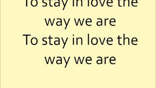 Tyler Ward- The Way We Are lyrics
