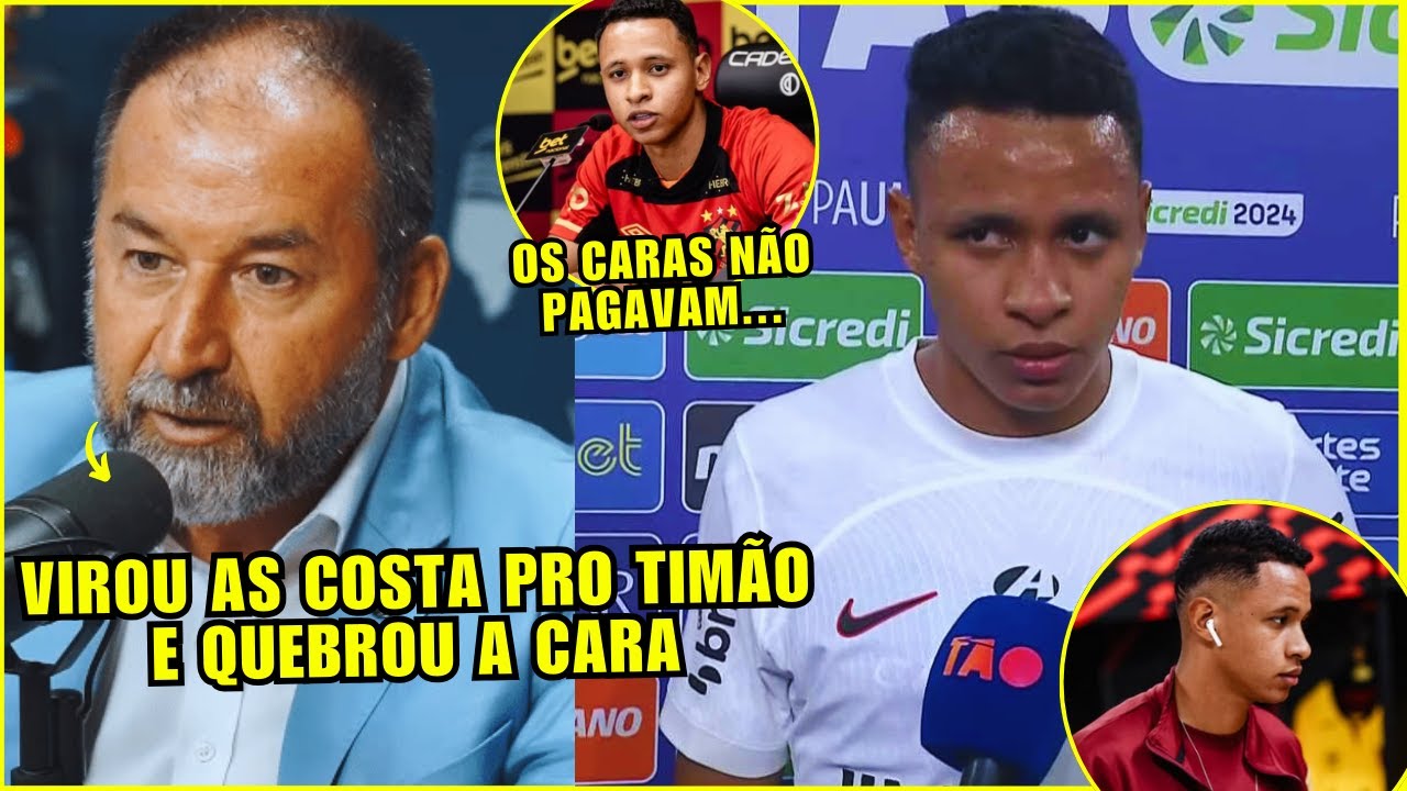 PRAGA DE CORINTIANO? Arthur largou o Timão e agora vive fase terrível no futebol