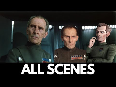 Tarkin all scenes and mentions (Clone Wars, 3, Bad Batch, Andor, Rebels, Rogue One, 4)