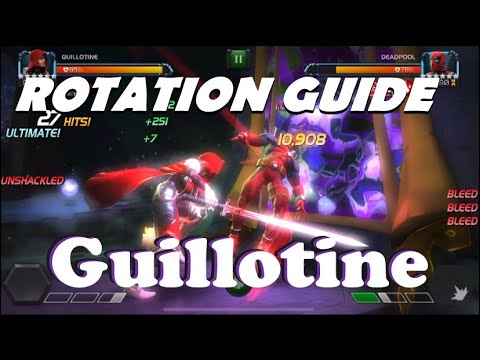 Guillotine Damage & Utility Rotation Guide | Marvel Contest of Champions