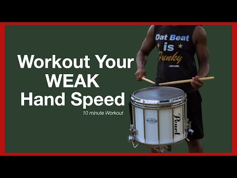 10 Minute SIMPLE Hand Speed Workout For Drummers