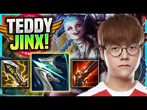 TEDDY PLAYS JINX WITH NEW BUFFS! - T1 Teddy Plays Jinx ADC vs Aphelios! | Season 11