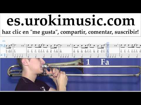 Tutorial de Trombón Imagine Dragons - Natural Clases Notas um-ih927