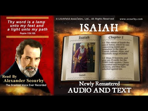 23 | Book of Isaiah | Read by Alexander Scourby | AUDIO & TEXT | FREE on YouTube | GOD IS LOVE!