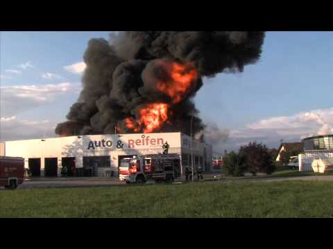 Großbrand nicht zu stoppen