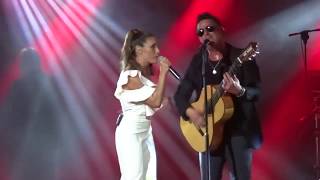 ALEJANDRO SANZ y SOLEDAD PASTORUTTI...Me sumerjo - Corazon partio ...Villa Maria 2018 HD.