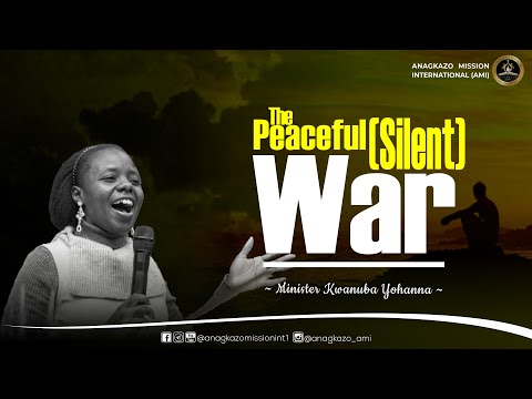 The Peaceful War || Minister Kwanuba Yohanna || 31:03:2023