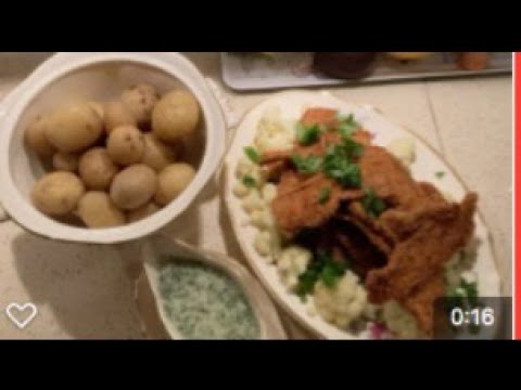 Uden opskrift - Stegt flæsk med persillesovs