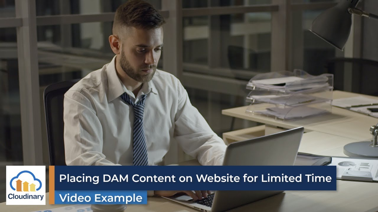 Cloudinary Digital Asset Management Scenario - Embedding Files in a CMS & Managing Rights in the DAM