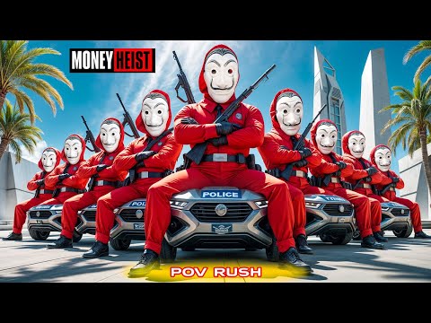 PARKOUR VS LA CASA DI CARTA 3! | CATTIVI: Nessuna FUGA, POLIZIA Ultima mossa – Colpo finale (BELL...