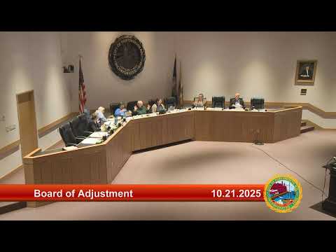 10.21.2025 Board of Adjustment
