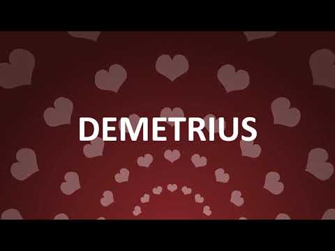 HAPPY BIRTHDAY DEMETRIUS