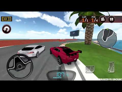 Drive for Speed Simulator: Red Camaron Car Driving - Android GamePlay 2019