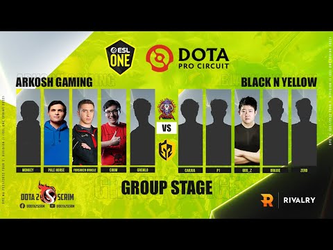 Arkosh Gaming vs Black N Yellow - DPC NA 2021/22 Tour 2: Division II - Group Stage - B03