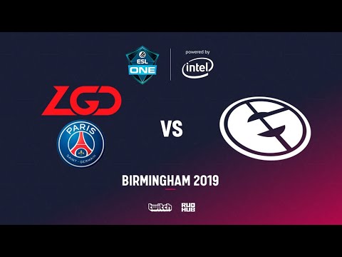PSG.LGD vs Evil Geniuses, ESL One Birmingham, bo2, game 1 [Adekvat & Mortalles]