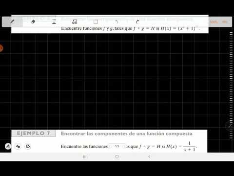 Funciones compuestas - Encontrar los componentes de una función compuesta