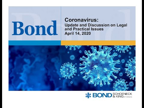 Coronavirus in the Workplace, April 14, 2020