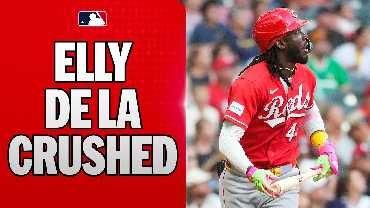 Elly De La Cruz mashes a two-run home run for the Cincinnati Reds! 💪 | MLB Highlights