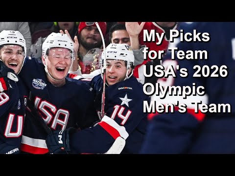 THGs Auswahl für das US-amerikanische Herren-Eishockeyteam bei den Olympischen Spielen 2026