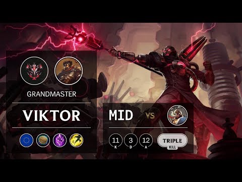 Viktor Mid vs Corki - EUW Grandmaster Patch 9.12