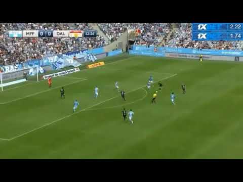 Dalkurd FF vs Malmo (Palestinian 🇵🇸 dalkurd player Ahmed Awad goal)